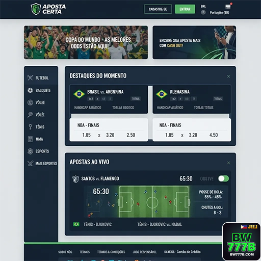 bw777b - acompanhar em confiáveis jogos esportivos